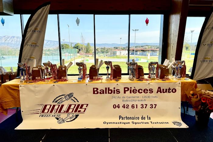Sponsoring sportif à Trets : Balbis Pièces Auto aux côtés de la Gym Sportive Tretsoise